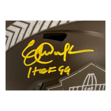 Eric Dickerson Autographed Hall of Fame Salute to Service Mini Speed Helmet w/ Inscription - JSA COA