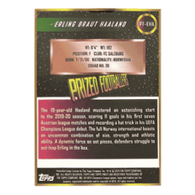 Erling Haaland 2019 Topps Finest Prized Footballer Refractor Rookie RC Card #PF-EHA