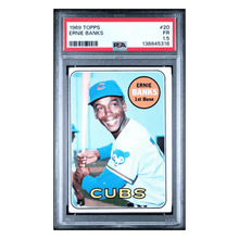 Ernie Banks PSA 1.5 1969 Topps Card #20
