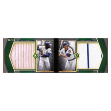 Ernie Banks & Ryne Sandberg 2024 Topps Diamond Icons Dual Player Dual Relic Booklet #d/ 10 Card #DPDR-BS
