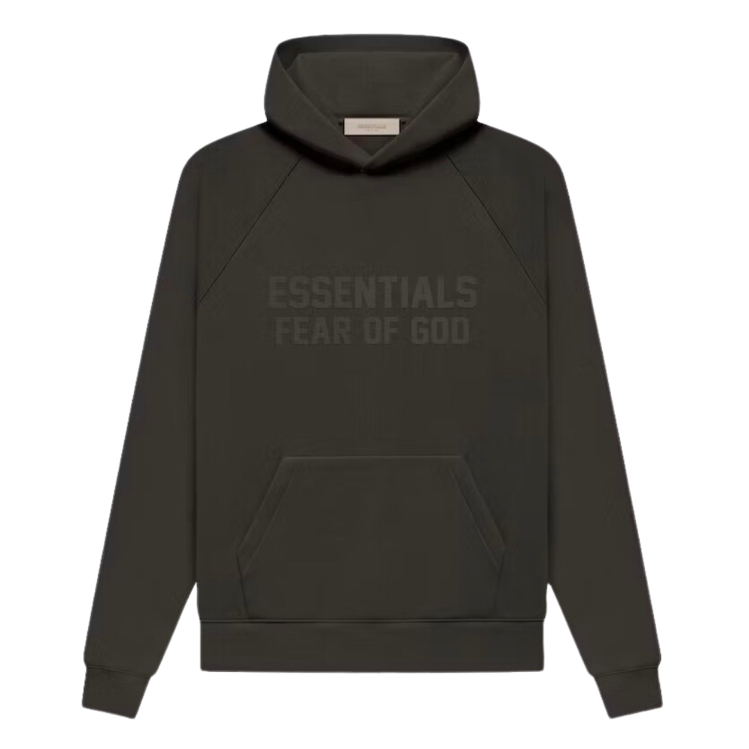 Fear of God Essentials Pullover Hoodie - Off Black
