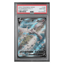 FA/ Aerodactyl V PSA 10 2022 Pokemon Sword & Shield Lost Origin Card #180
