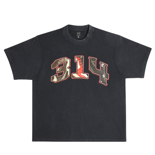 Fan Cave Exclusive 314 BRED Heavyweight Tee