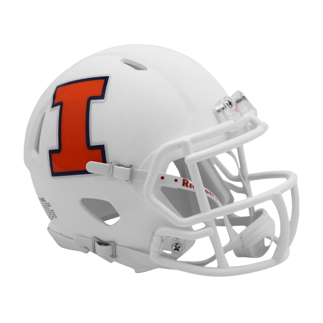 Illinois Fighting Illini Speed Riddell Mini Football Helmet