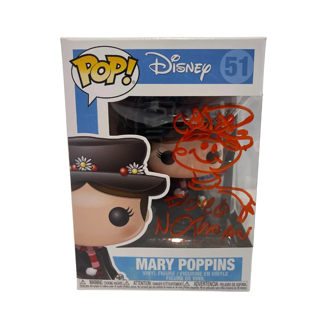 Floyd Norman Mary Poppins Autographed Funko Pop - Beckett COA