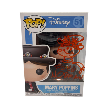 Floyd Norman Mary Poppins Autographed Funko Pop - Beckett COA