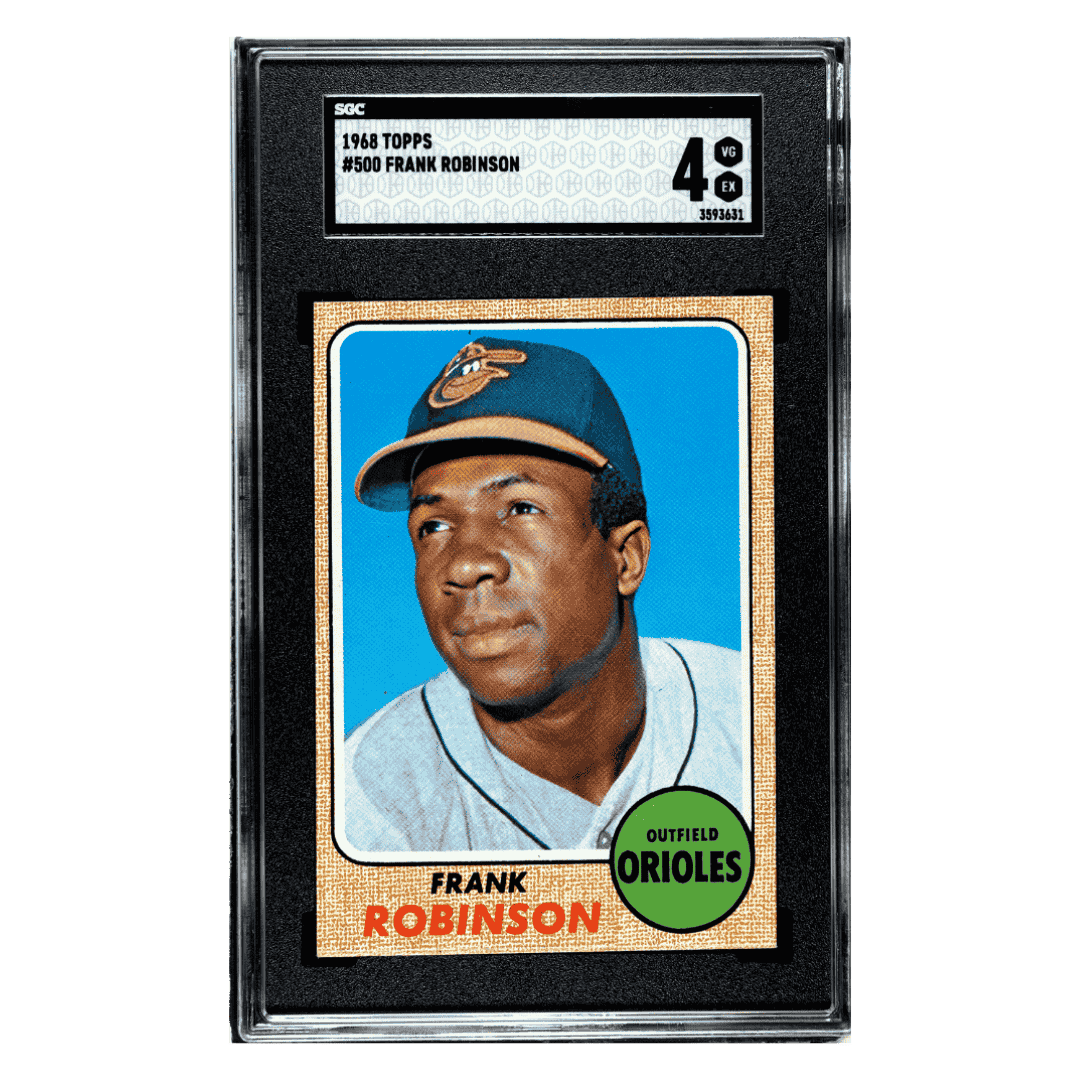 Frank Robinson SGC 4 1968 Topps Card #500