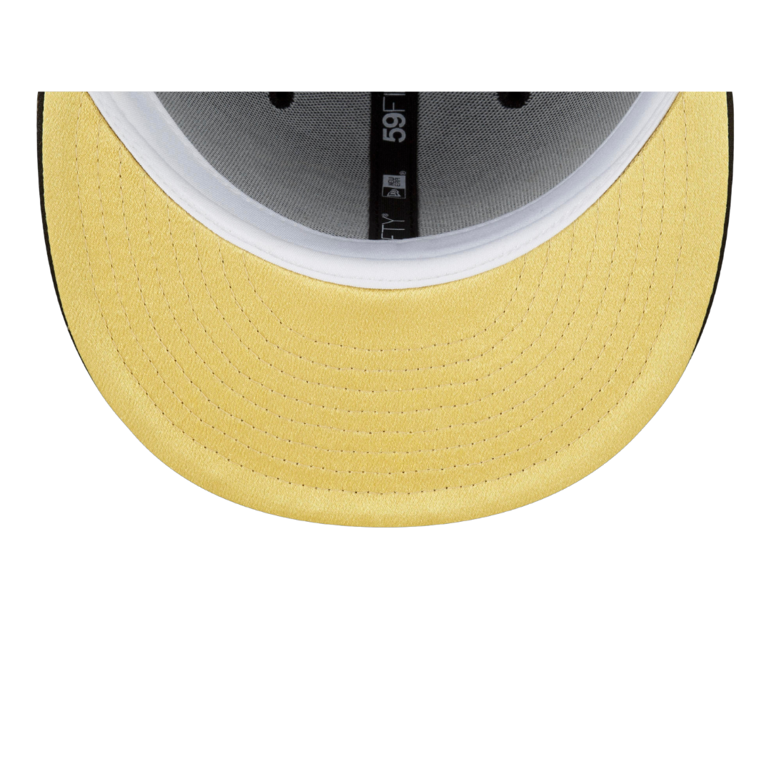 Chicago Bears Gold Metallic Logo New Era 59FIFTY Fitted Hat