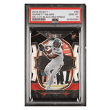 Garrett Wilson PSA 10 2022 Panini Select Die Cut Black Red Prizm Rookie RC Card #88