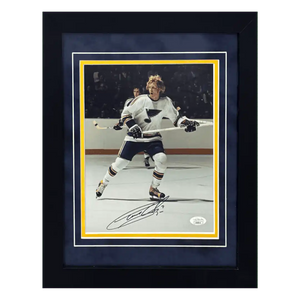 Garry Unger St Louis Blues Autographed Framed 8x10 Photo - JSA COA