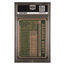 George Brett PSA 8 1977 Topps A.L. All Stars Card #580