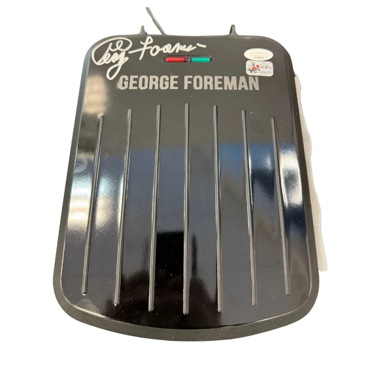 George Foreman Autographed Grill & Box - JSA COA & Foreman Hologram