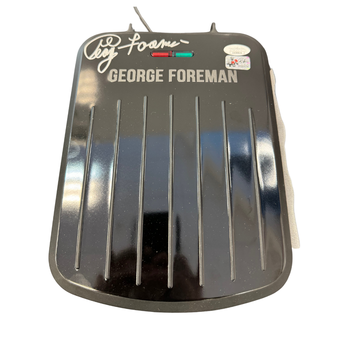 George Foreman Autographed Grill & Box - JSA COA & Foreman Hologram