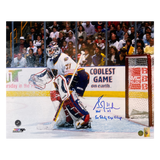 Grant Fuhr St Louis Blues Autographed 16x20 w/ HOF and Stanley Cup Inscriptions - Fan Cave COA