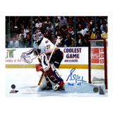 Grant Fuhr St Louis Blues Autographed Photo w/ "HOF 03" Inscription - Fan Cave COA