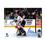 Grant Fuhr St Louis Blues Autographed Home Net 8x10 Photo - Fan Cave COA