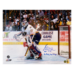 
Grant Fuhr St Louis Blues Autographed 16x20 w/ HOF and Stanley Cup Inscriptions - Fan Cave COA — Front