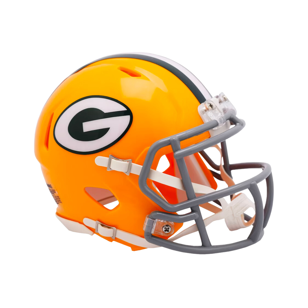 Green Bay Packers 1961-1979 Throwback Speed Riddell Mini Football Helmet