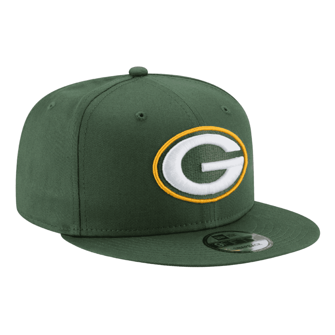 Green Bay Packers Basic New Era Green 9FIFTY Adjustable Snapback Hat