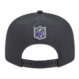 Baltimore Ravens 2024 NFL Draft New Era Grey 9FIFTY Adjustable Snapback Hat