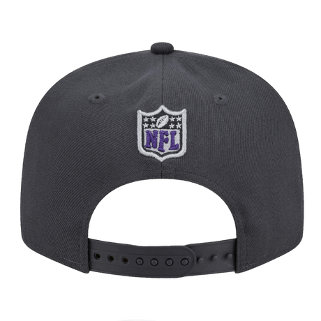 Baltimore Ravens 2024 NFL Draft New Era Grey 9FIFTY Adjustable Snapback Hat