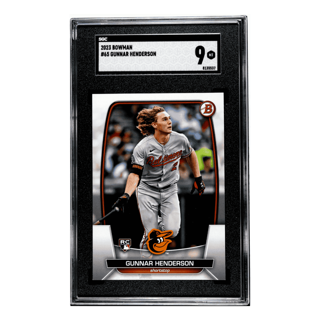 Gunnar Henderson SGC 9 2023 Bowman Rookie RC #65