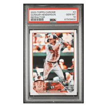 Gunnar Henderson PSA 10 2023 Topps Chrome Refractor Rookie RC Card #2