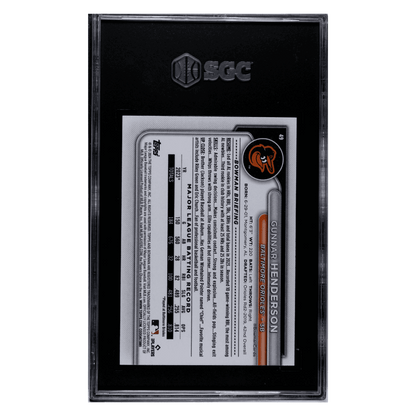 Gunnar Henderson SGC 8.5 2024 Bowman Card #49