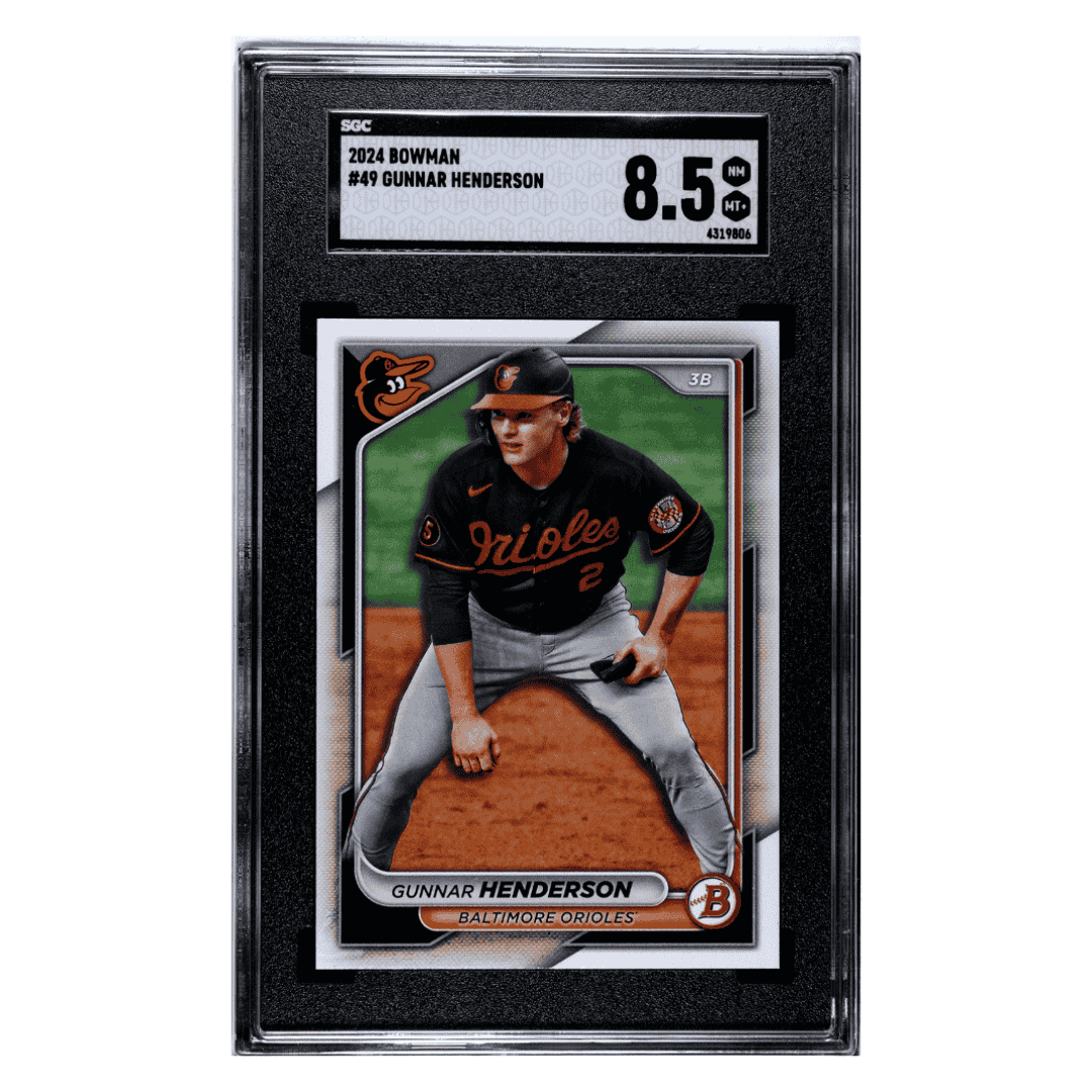 Gunnar Henderson SGC 8.5 2024 Bowman Card #49