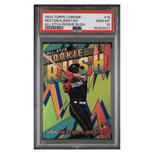 Heston Kjerstad PSA 10 2024 Topps Chrome All Etch Rookie Rush Card #15