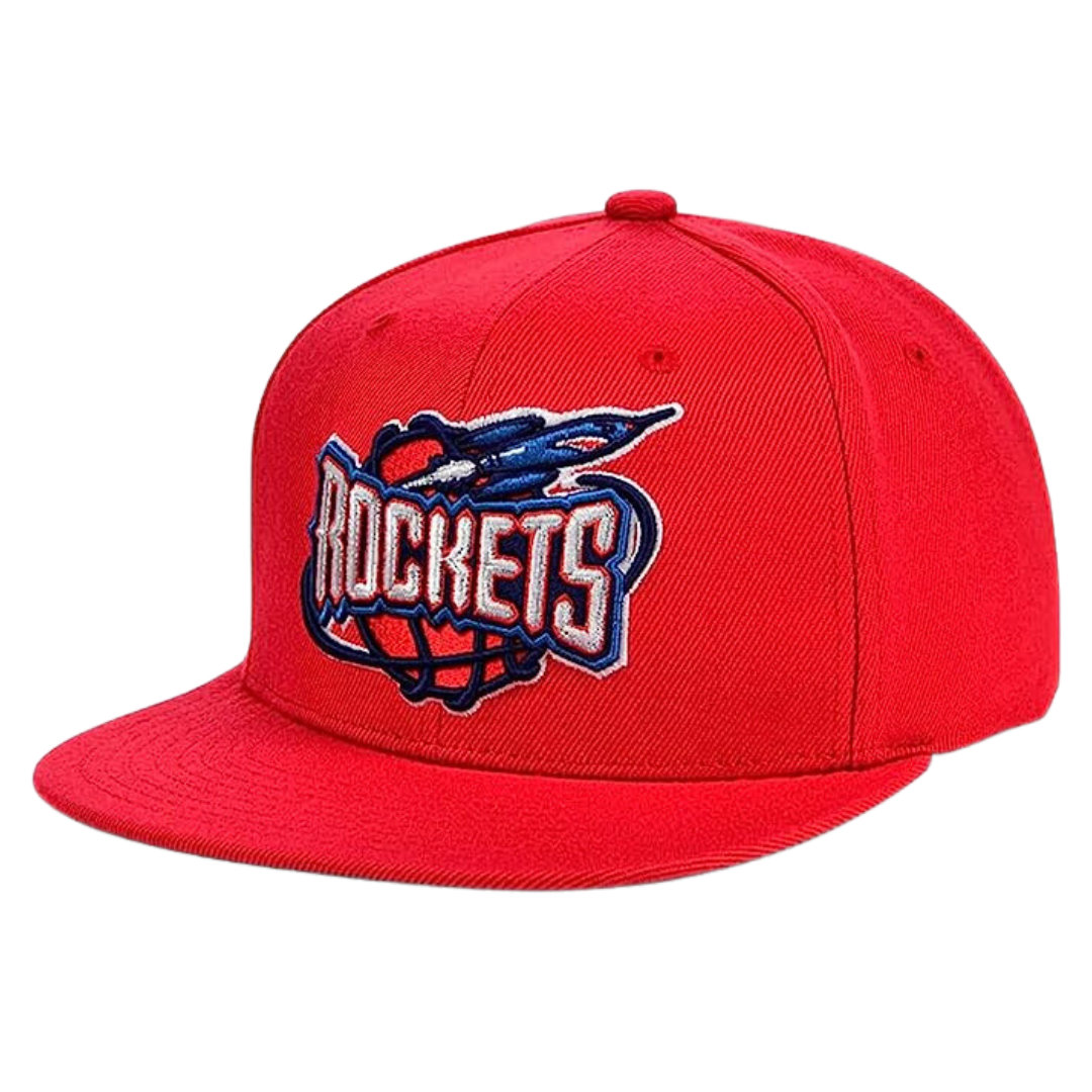Houston Rockets Mitchell and Ness Core Basic Snapback Hat