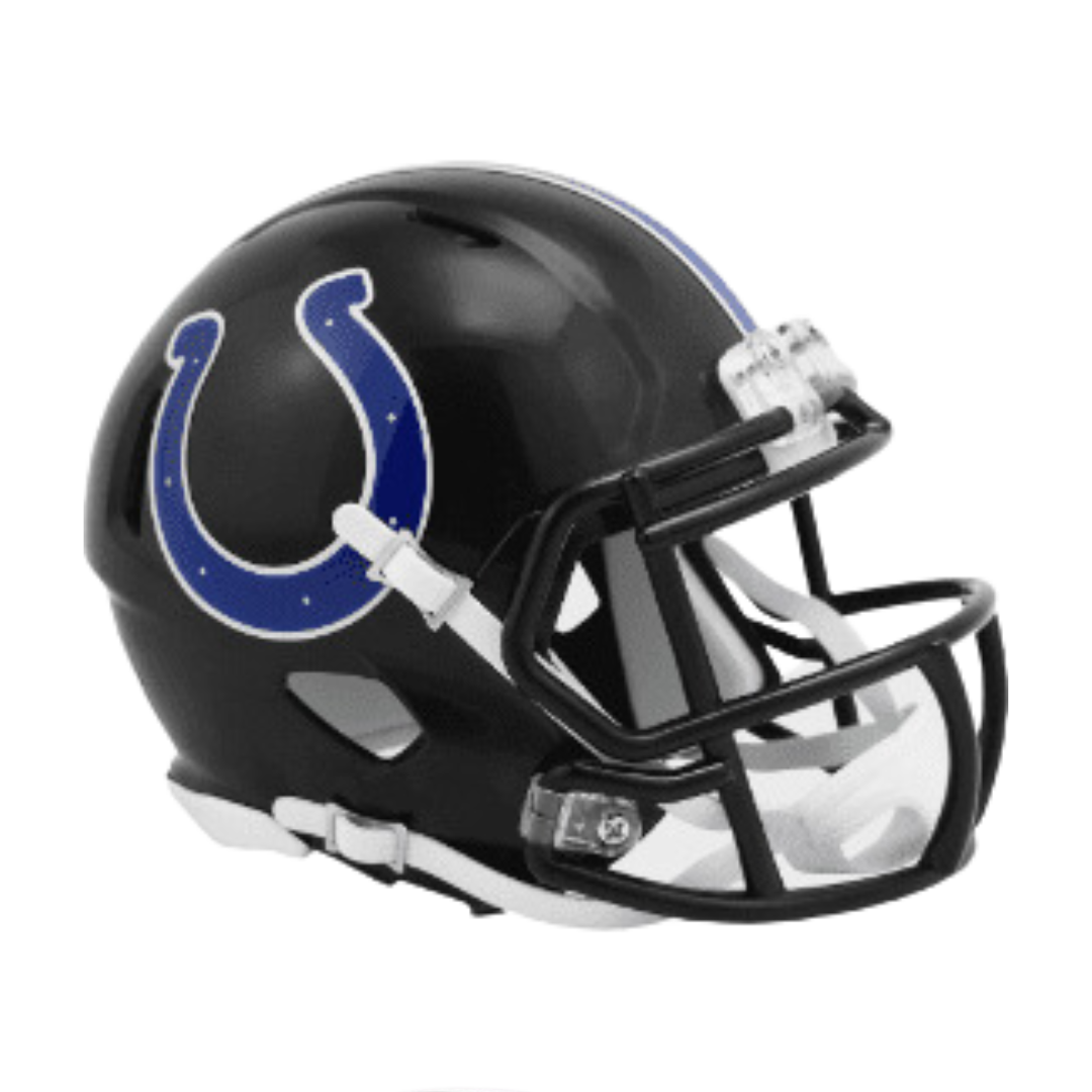 Indianapolis Colts 2023 Indiana Nights Speed Riddell Mini Football Helmet