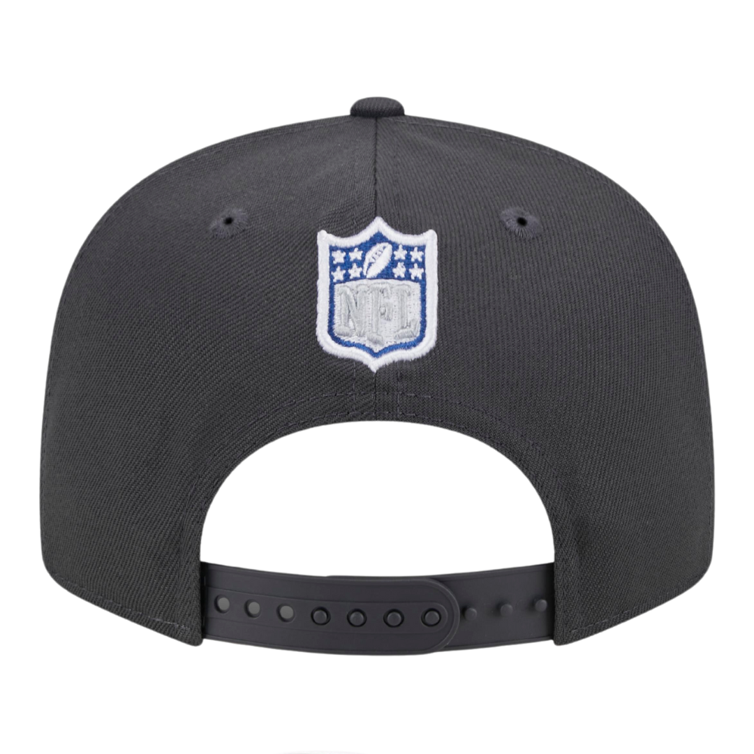 Indianapolis Colts 2024 NFL Draft New Era Grey 9FIFTY Adjustable Snapback Hat