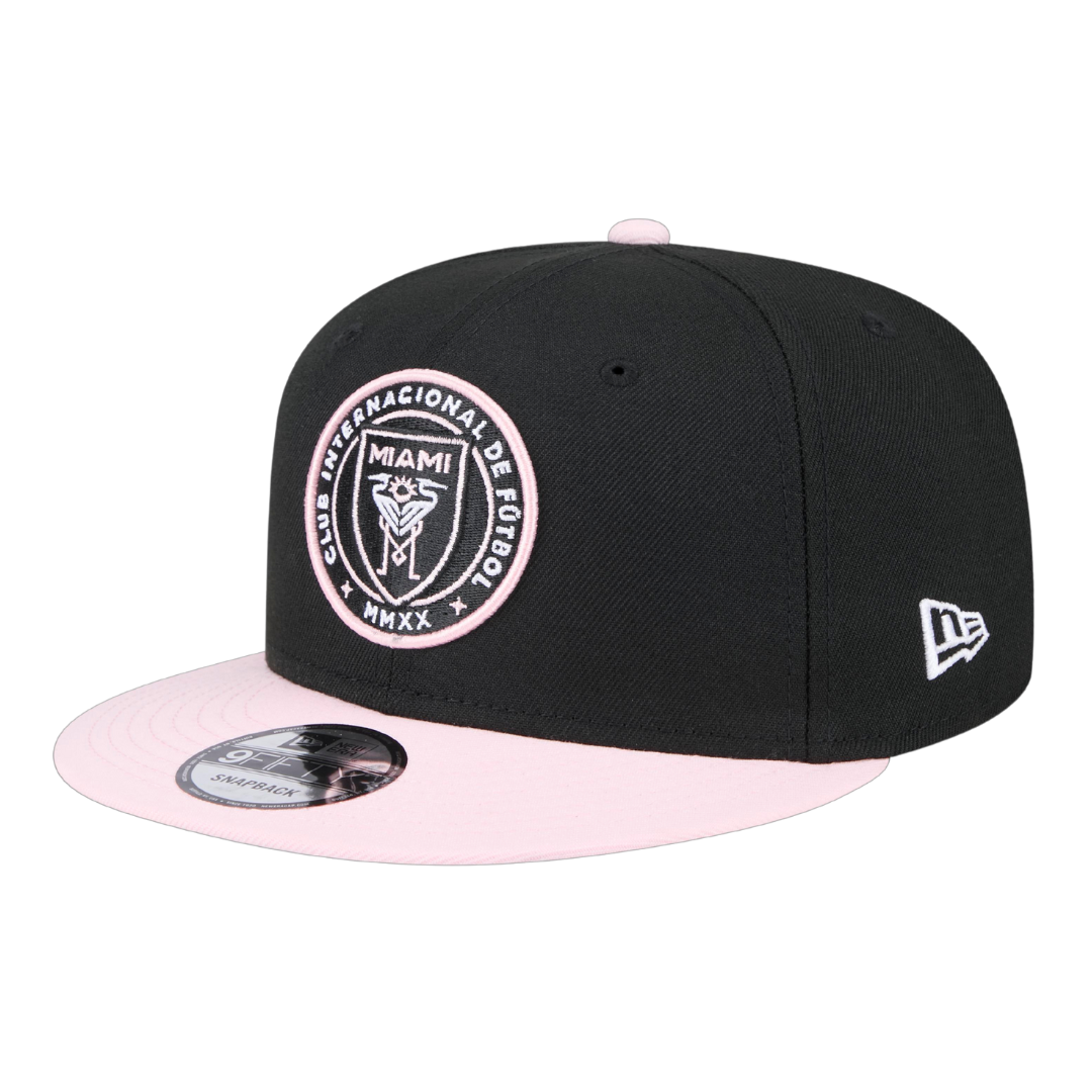 Inter Miami CF Official Team Color 2Tone New Era Pink/Black 9FIFTY Adjustable Snapback Hat