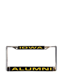 Iowa Hawkeyes Alumni Metal License Plate Frame