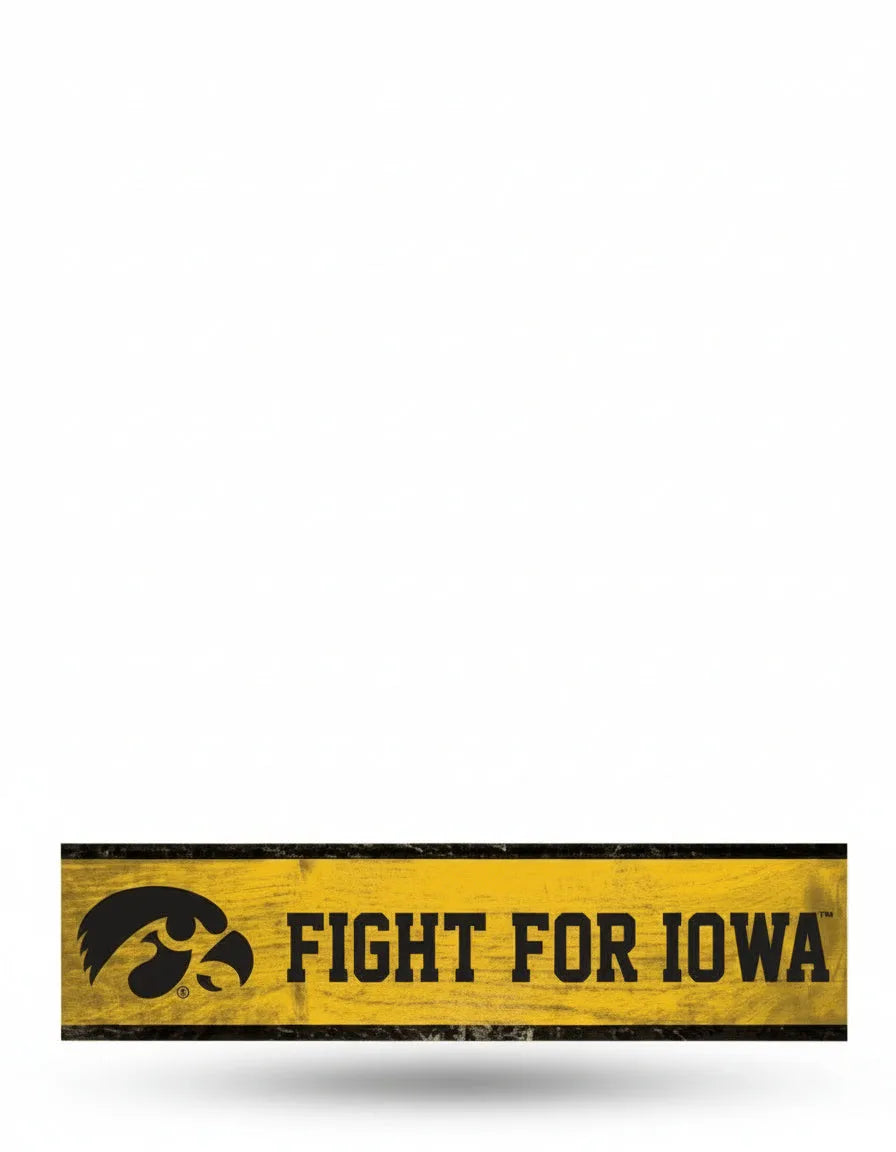 Iowa Hawkeyes Wooden Magnet 1.5" x 6"