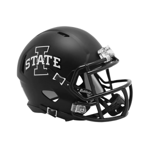 Iowa State Cyclones Satin Black Speed Riddell Mini Football Helmet