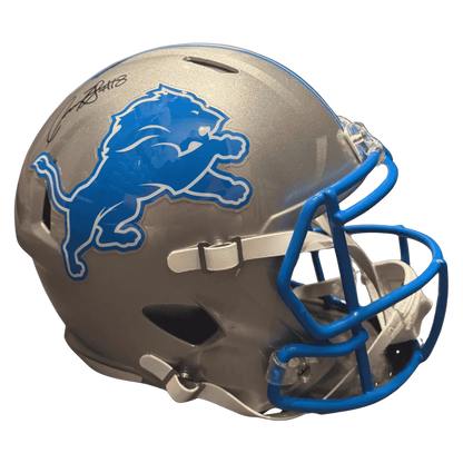 Isaac TeSlaa Detroit Lions Autographed Full Size Speed Replica Helmet - Beckett COA