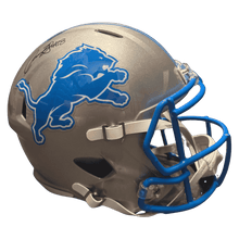 Isaac TeSlaa Detroit Lions Autographed Full Size Speed Replica Helmet - Beckett COA