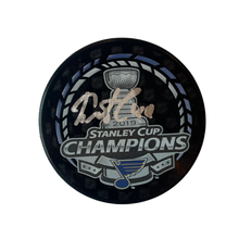 Ivan Barbashev St Louis Blues Autographed Stanley Cup Champions Logo Puck - JSA COA