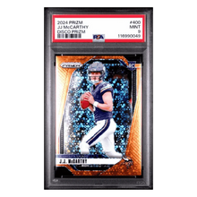 J.J. McCarthy PSA 9 2024 Panini Prizm Disco Rookie RC Card #400