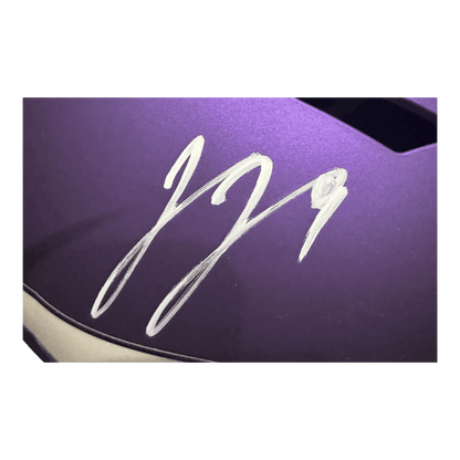 J.J. McCarthy Minnesota Vikings Autographed Full Size Speed Replica Helmet - Beckett COA