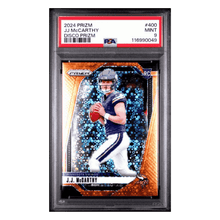 J.J. McCarthy PSA 9 2024 Panini Prizm Disco Rookie RC Card #400