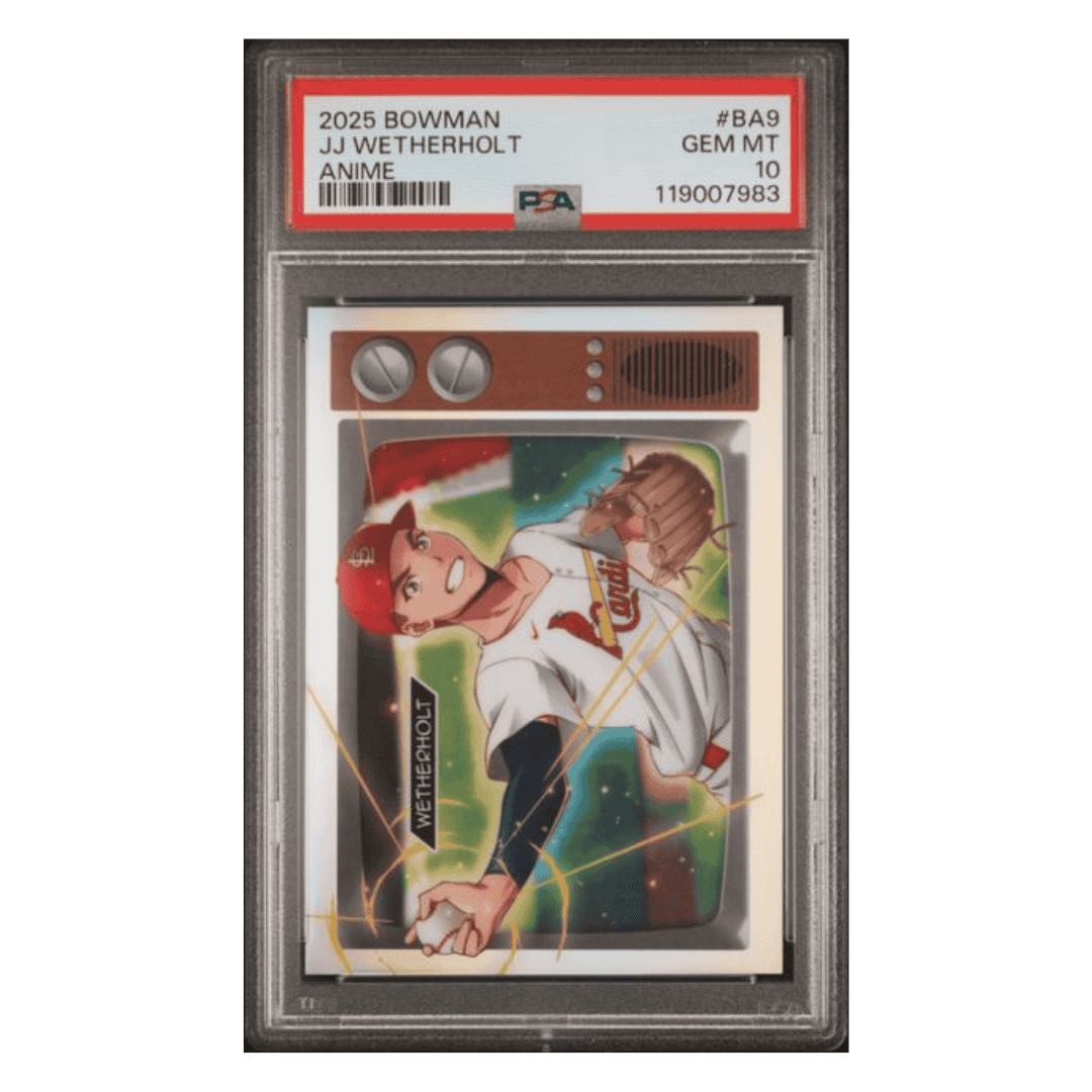J.J. Wetherholt PSA 10 2025 Topps Bowman Anime Card #BA9