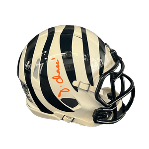 Ja'Marr Chase Cincinnati Bengals Autographed Mini Speed Helmet - Beckett COA