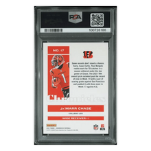 Ja'Marr Chase PSA 10 2021 Panini Chronicles Pink Rookie RC Card #17