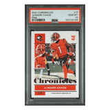 Ja'Marr Chase PSA 10 2021 Panini Chronicles Pink Rookie RC Card #17
