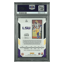 Ja'Marr Chase PSA 8 2021 Panini Score Die Cut Rookie RC #d/ 10 Card #325