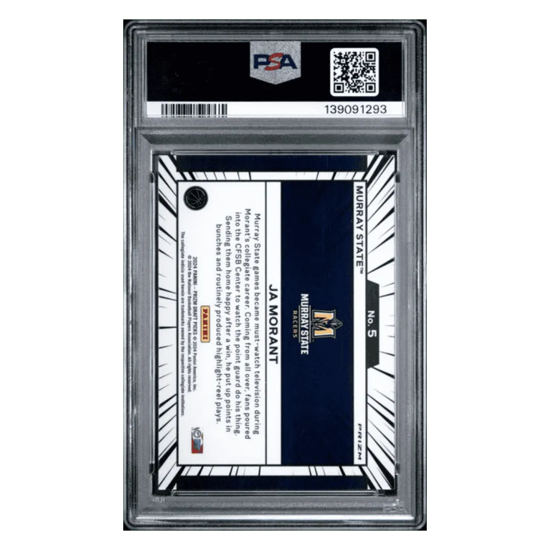 Ja Morant PSA 9 2024 Panini Prizm Draft Picks Manga Card #5