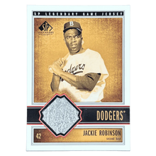Jackie Robinson 2002 Upper Deck SP Legendary Cuts Game Used Patch Card #J-JRo